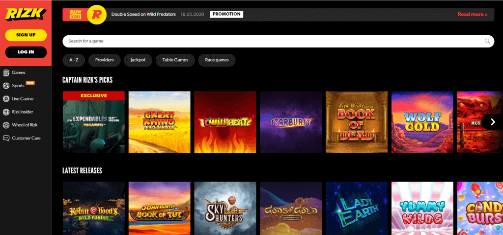 Rizk games