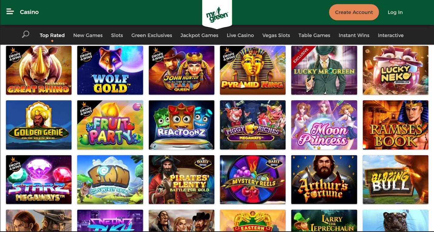 Mr. Green Online Casino – Amazing Games To Discover In 2021